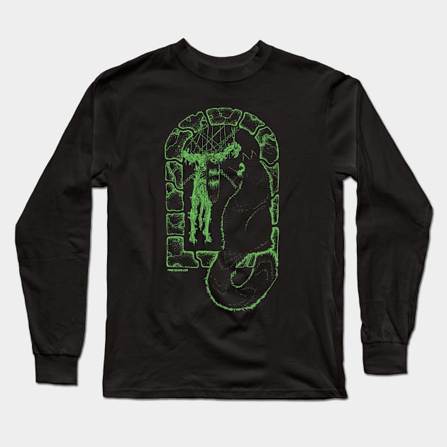 Dungeon cat Long Sleeve T-Shirt by Max Schaller Art